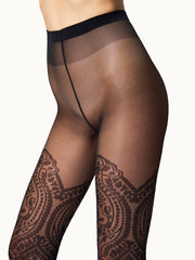 Henna Inspired Thigh High Tights