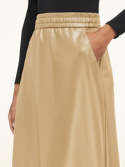 Modern Vegan Leather Skirt
