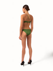 Shimmering Minimalist Bikini Bottom