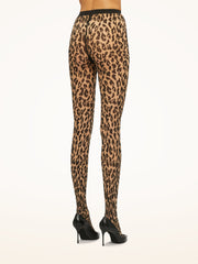 Animal Print Tights Sheer Opaque Pattern
