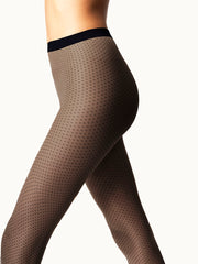 Delicate Dot Tights Sheer Elegance