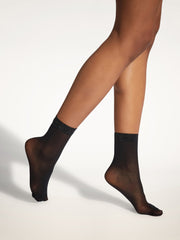 Sheer Studded Anklets