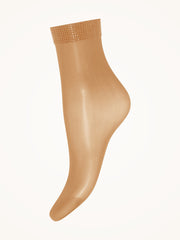 Sheer Socks with Shimmering Studs