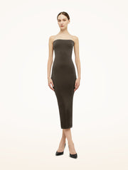 Sleek Velvet Tube Dress