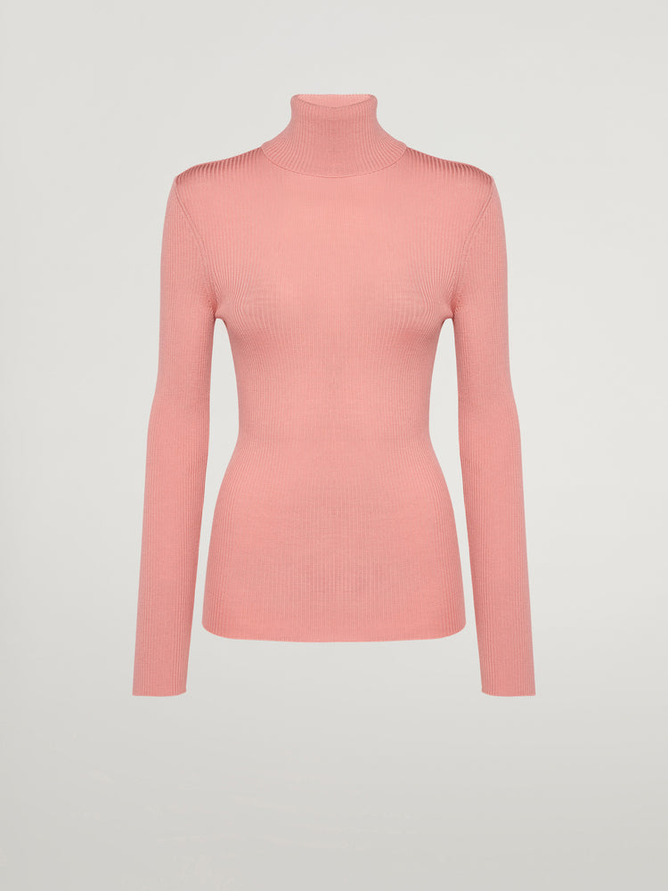 Soft Ribbed Wool Pullover