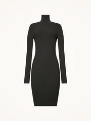 Cozy Ribbed Wool Dress