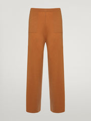 Luxury Cashmere Trousers with Flowing Wide Legs