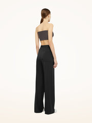Aurora Pure Cut Trousers Flowing Wide Leg Pants