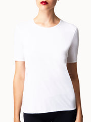 Soft Short Sleeve Crew Neck Top