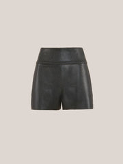 Snakeskin Pattern Shorts Sophisticated Textures
