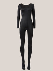 Luxurious Satin Catsuit Shimmery Finish