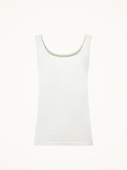 Sleeveless Top with Subtle Shimmer