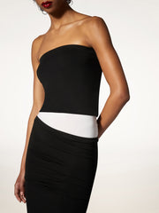 Sensual Sheer Velvet Tube Dress