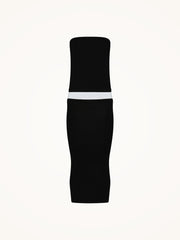 Sensual Sheer Velvet Tube Dress