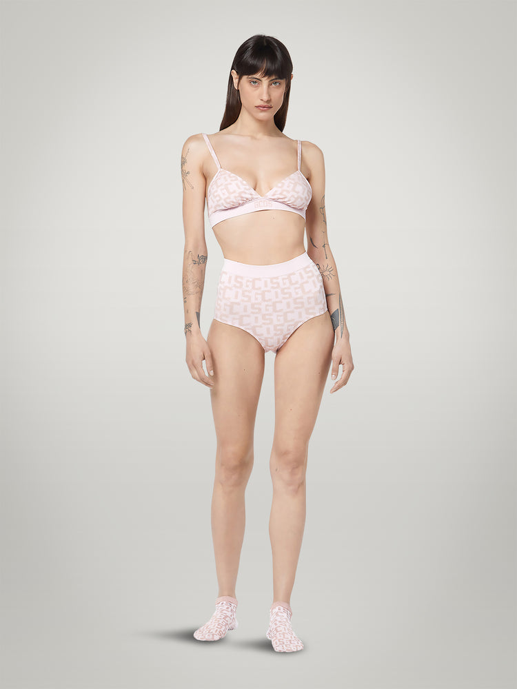 Sleek Sleeveless Monogram Top