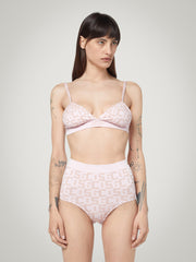 Sleek Sleeveless Monogram Top