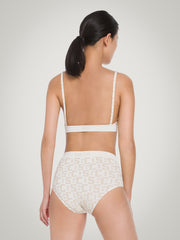 Sleek Sleeveless Monogram Top