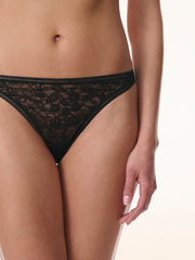 Floral Lace Thong Delicate Details
