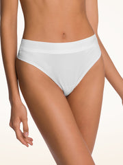 Soft Ribbed Cotton Bikini Briefs