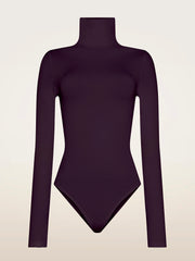 Shiny Turtleneck Bodysuit