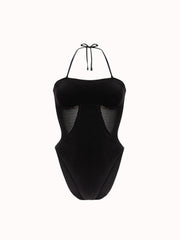 Ribbed Seamless Swimsuit Convertible Beach Style